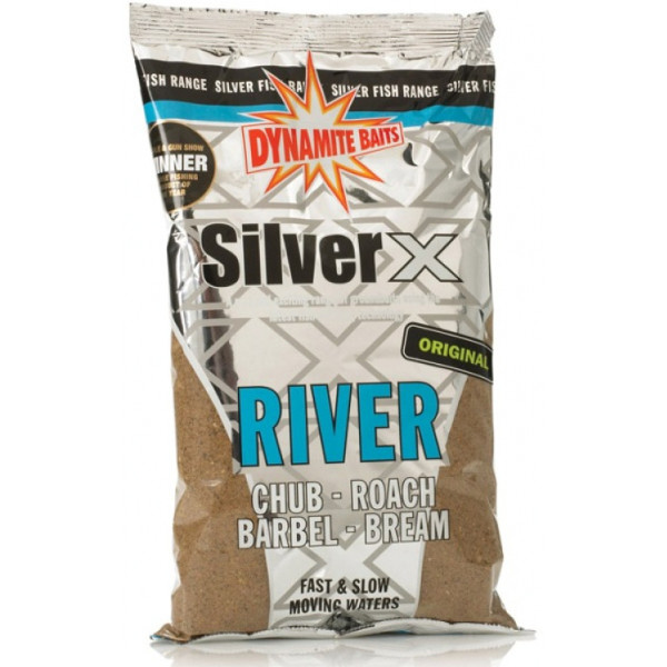 Прикормка Dynamite Baits Silver X 1кг река - фото 1