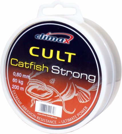 Шнур Climax Catfish braided 200м 0,60мм 60кг коричневый - фото 1