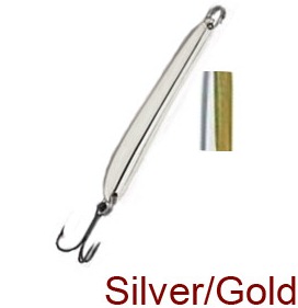 Блесна Ancient Lures Vertex 55мм 12гр silver gold - фото 1