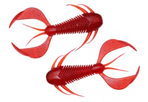 Приманка Megabass Rock Hog 2" clear red - фото 1