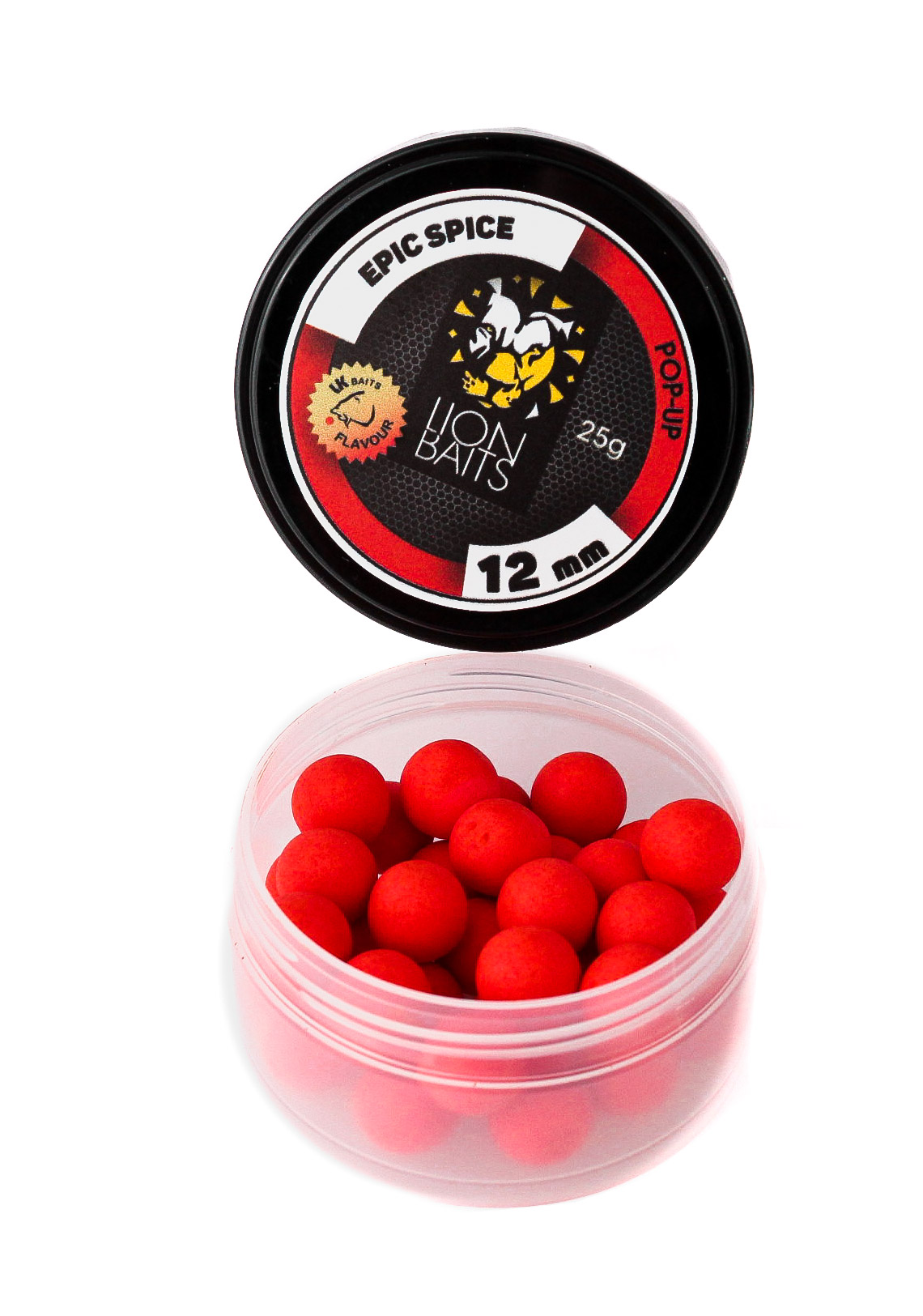 Бойлы Lion Baits pop-up Epic spice 12мм 25гр банка - фото 1