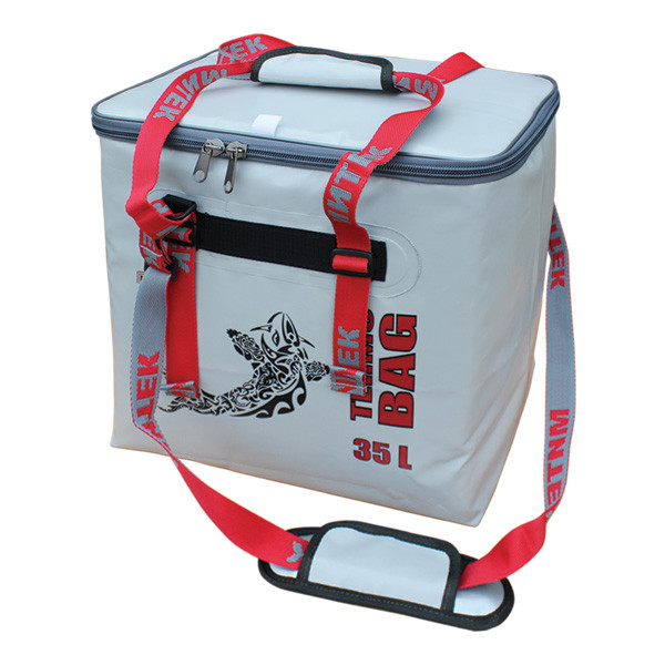 Сумка-термос Митек бокс с крышкой 35л 40x28x38 серый - фото 1