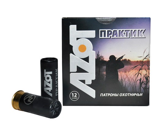 Патрон 12х70 Азот Практик 4 32г био