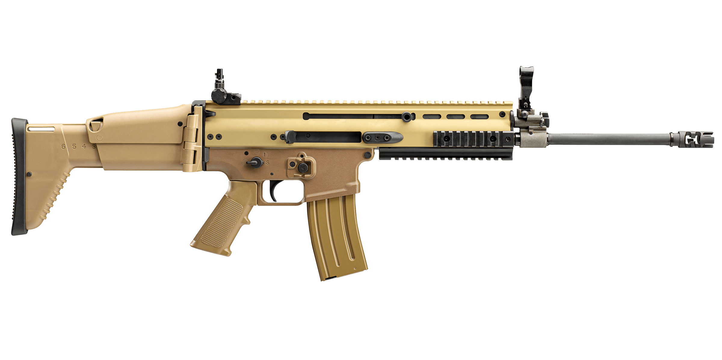МП Карабин FN SCAR 223 Rem L-16S NRCH FDE 12,5" самозарядный - фото 1
