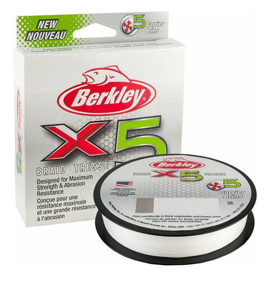 Шнур Berkley X5 BFS30-CY 20мм 150м 0,20,6кг Cryl - фото 1