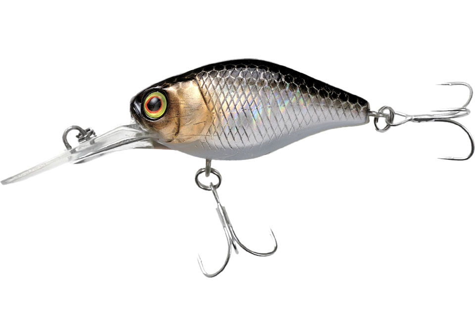 Воблер Jackall D Chubby 38 Silent hl silver & black - фото 1