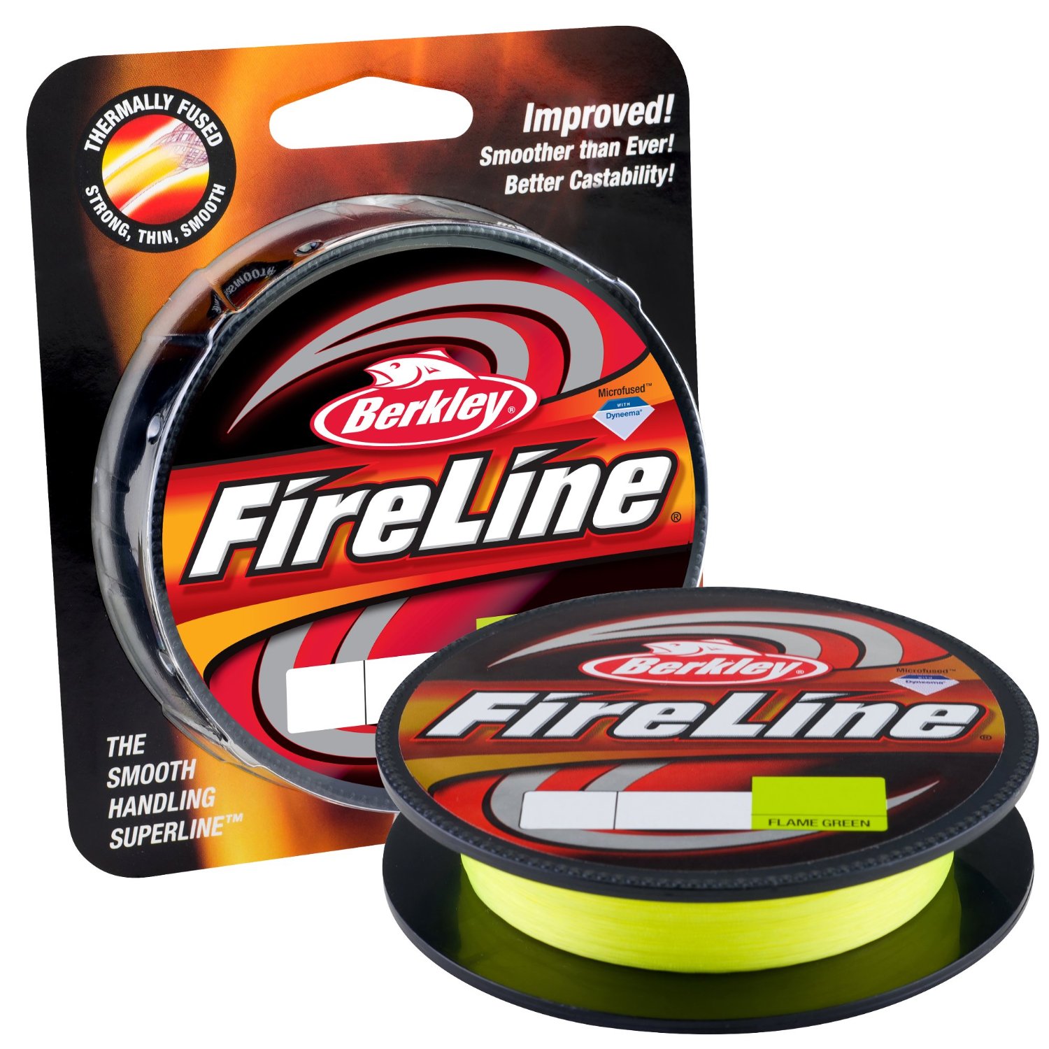 Шнур Berkley Fireline 110м 0,25мм Flame Green - фото 1