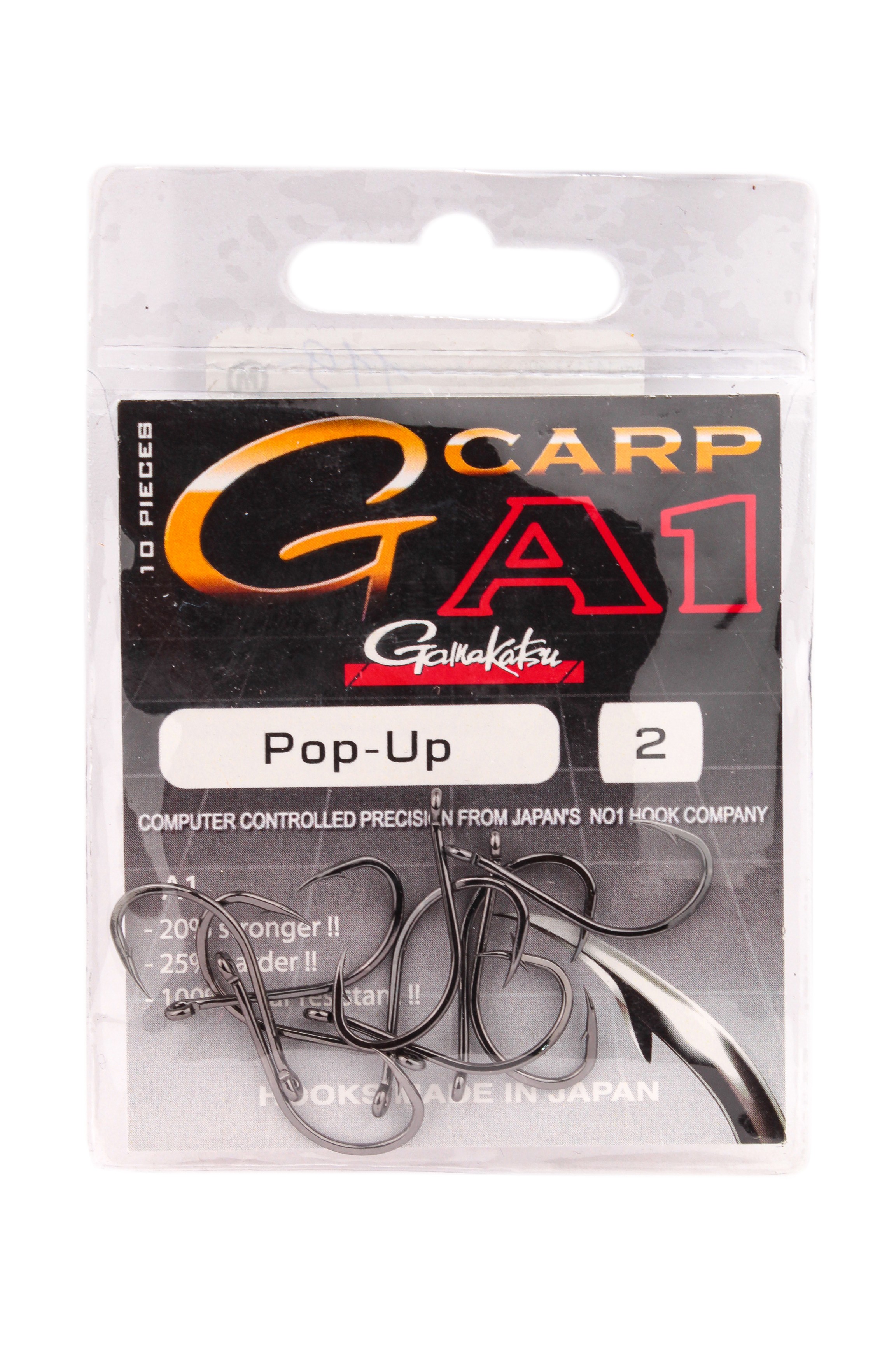 Крючок Gamakatsu A1 G-Carp pop up №2 10шт - фото 1