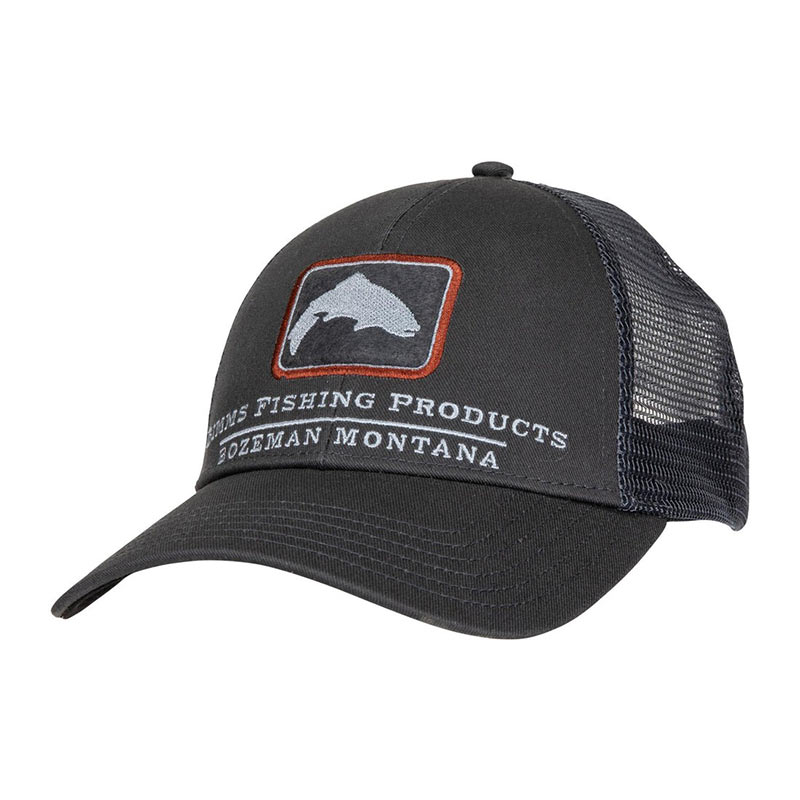 Кепка Simms Trout Icon Trucker Carbon - фото 1
