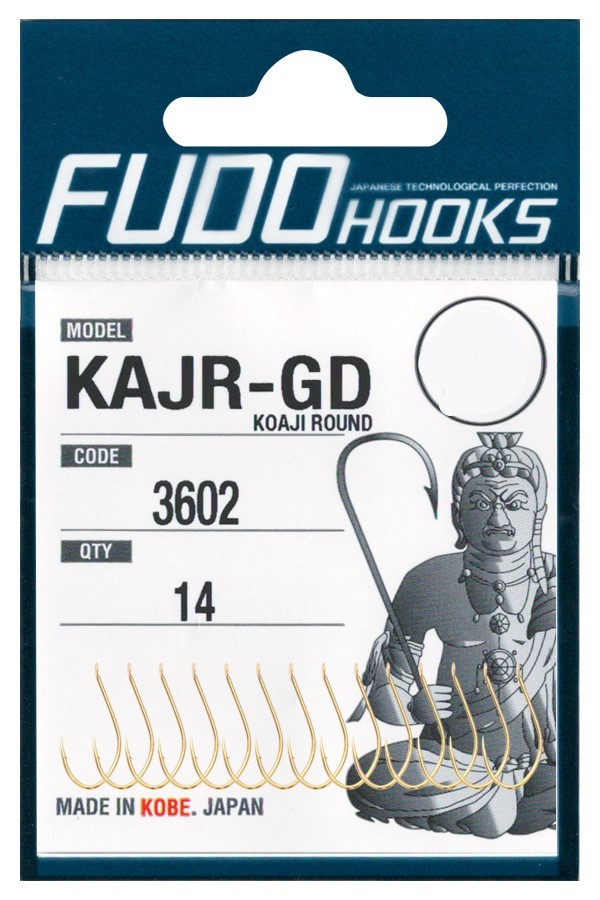 Крючки Fudo Koaji Round KAJR-GD 3602 GD №17  - фото 1