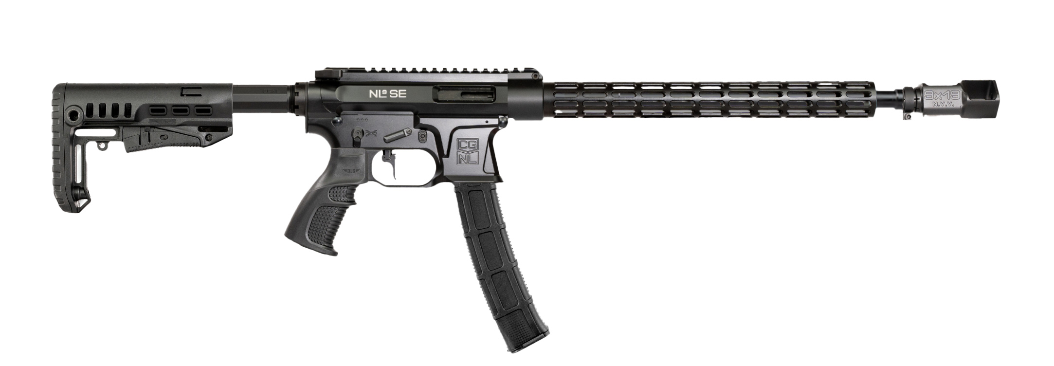 Карабин Adar 9x19 NL9SE S9 15'' резьба 16x1 Alfa Precision Сайга 9 Sport V2 - фото 1