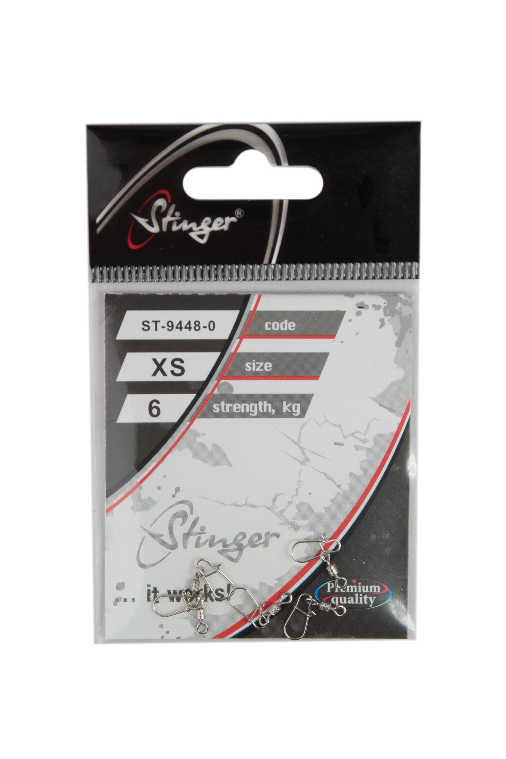 Застежка Stinger с вертлюжком ST-9448-0-XS уп.5шт - фото 1