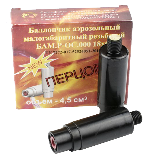 Аэрозоль А+А БАМ Р-ОС.000 18х60 резьбовой - фото 1