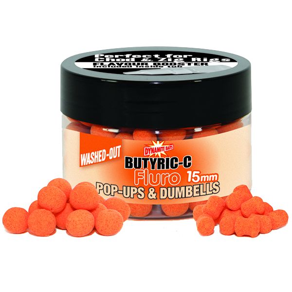 Бойлы Dynamite Baits Buteric C fluro washouts 15мм - фото 1