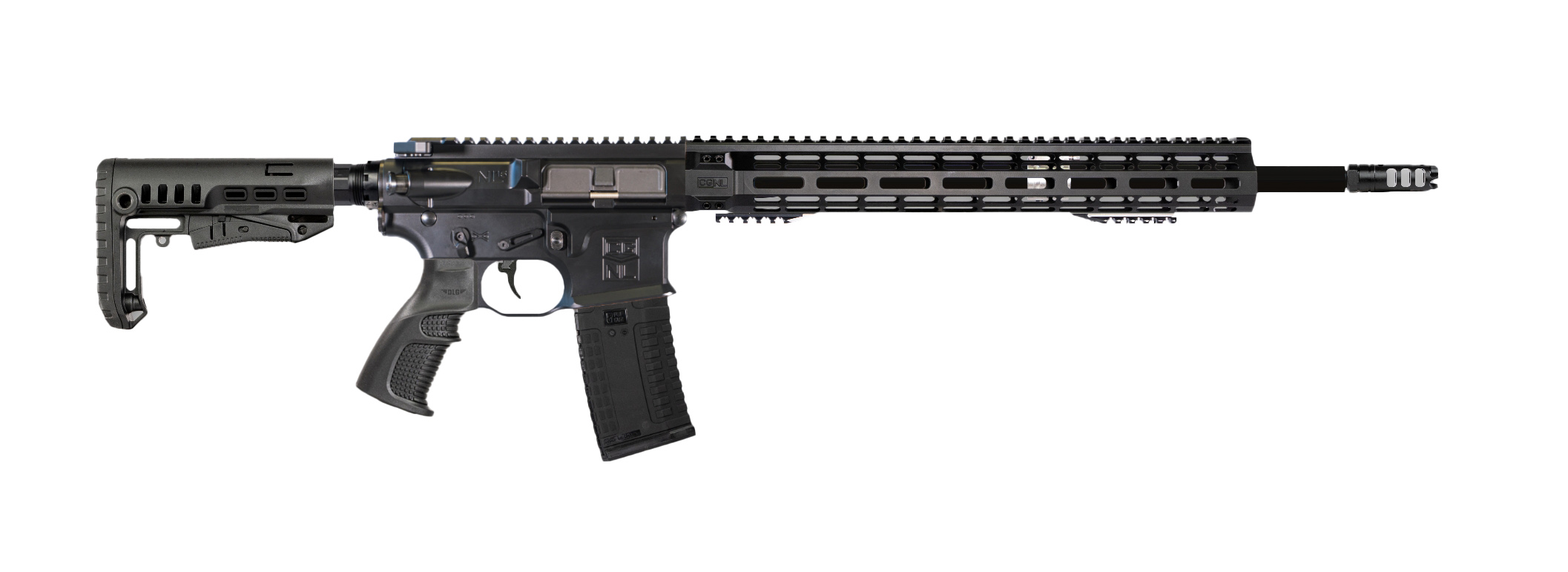 Карабин Adar 223 Rem NL15T Speghetti 18 Middle 1/2-28 AR15/STANAG Tactic V3 - фото 1