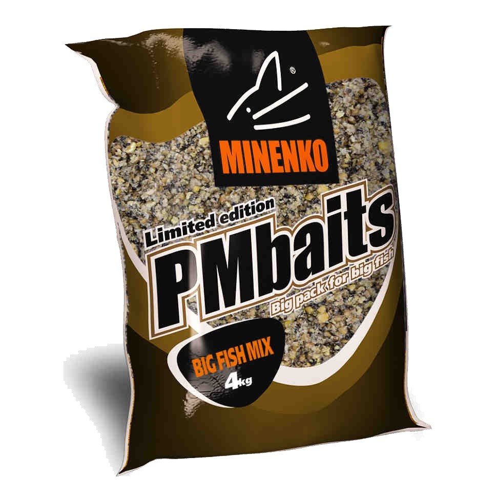 Прикормка MINENKO PMbaits big pack ready to use crushed natural big fish mix