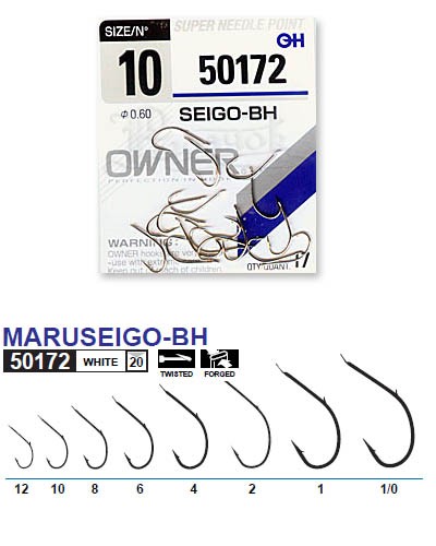 Крючки Owner одинарные 50172 №1 - фото 1