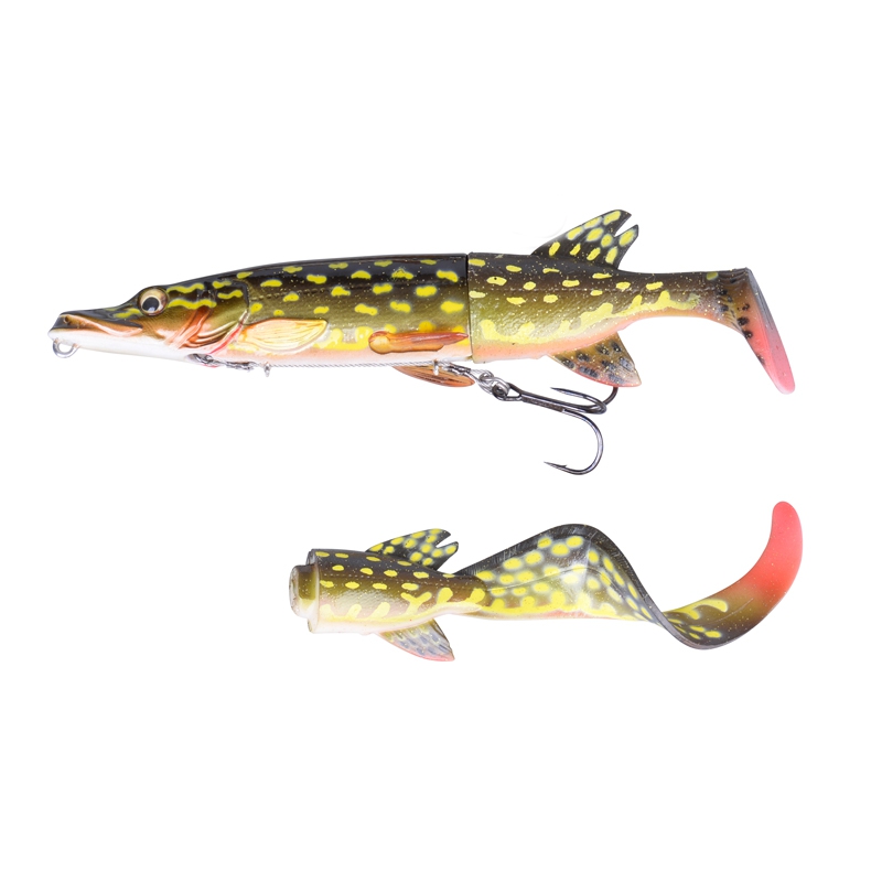 Воблер Savage Gear 3D Hybrid Pike 17 см 45 гр Slow Sink Yellow Pike - фото 1