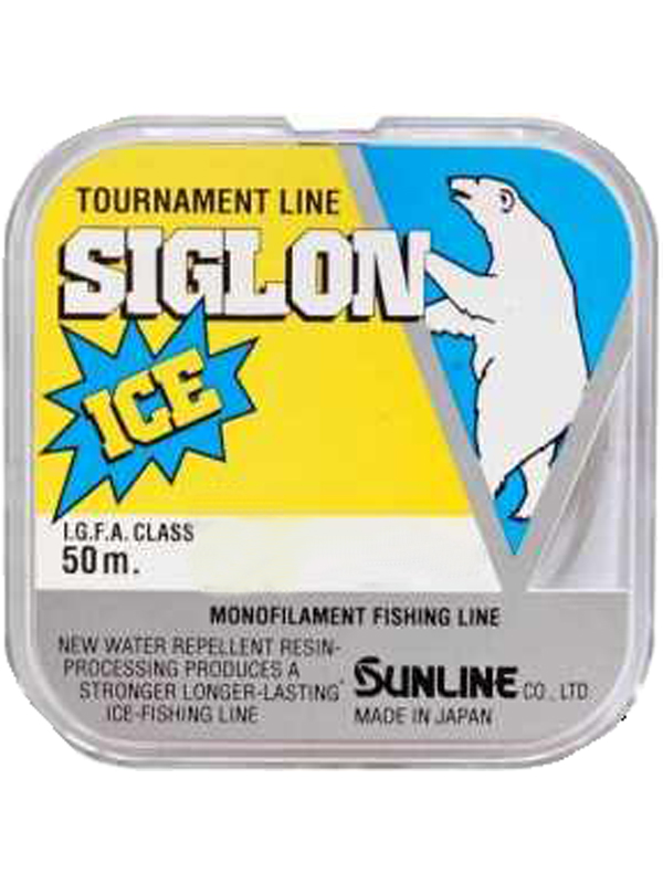Леска Sunline Siglon V ice fishing clear 50м 0,6/0,128мм - фото 1