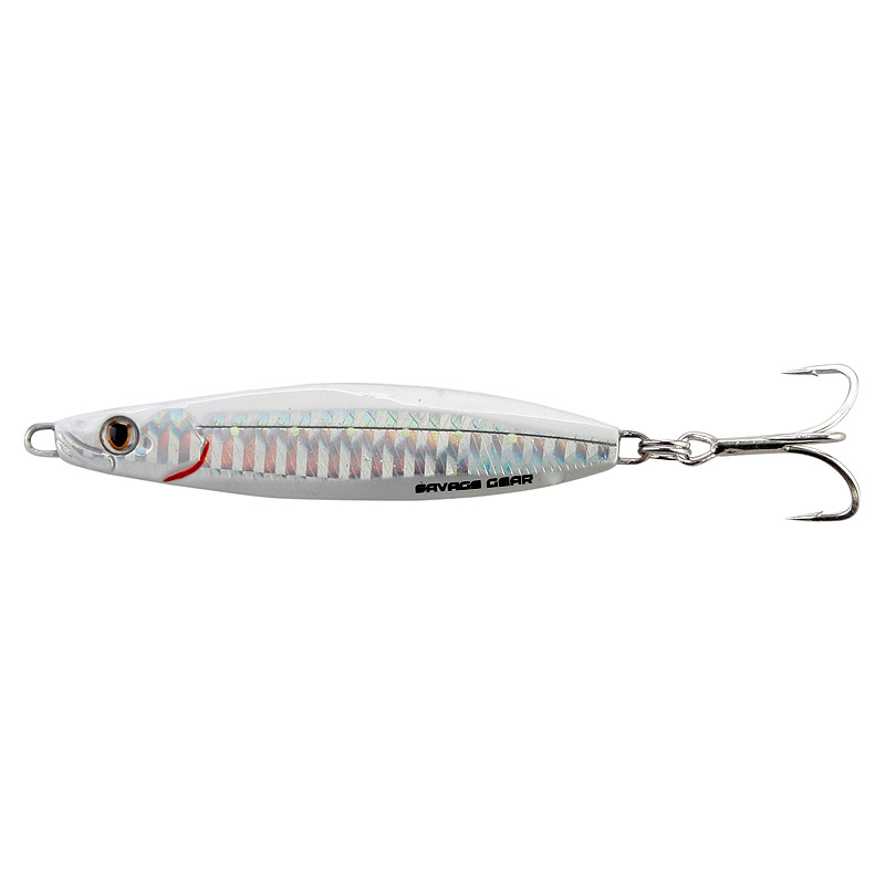 Пилькер Savage Gear Psyho Sprat 28гр 03s french bone silver - фото 1