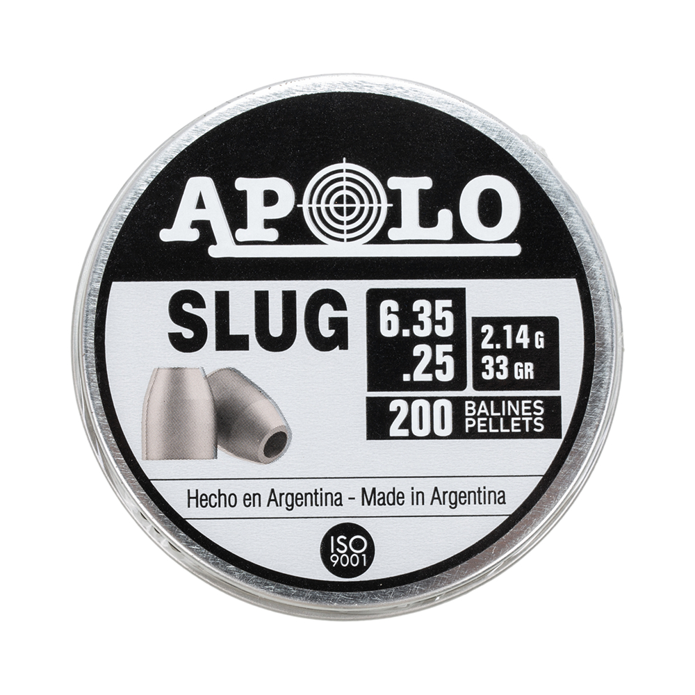 Пульки APOLO Slug 6,35 2,14гр 200шт - фото 1