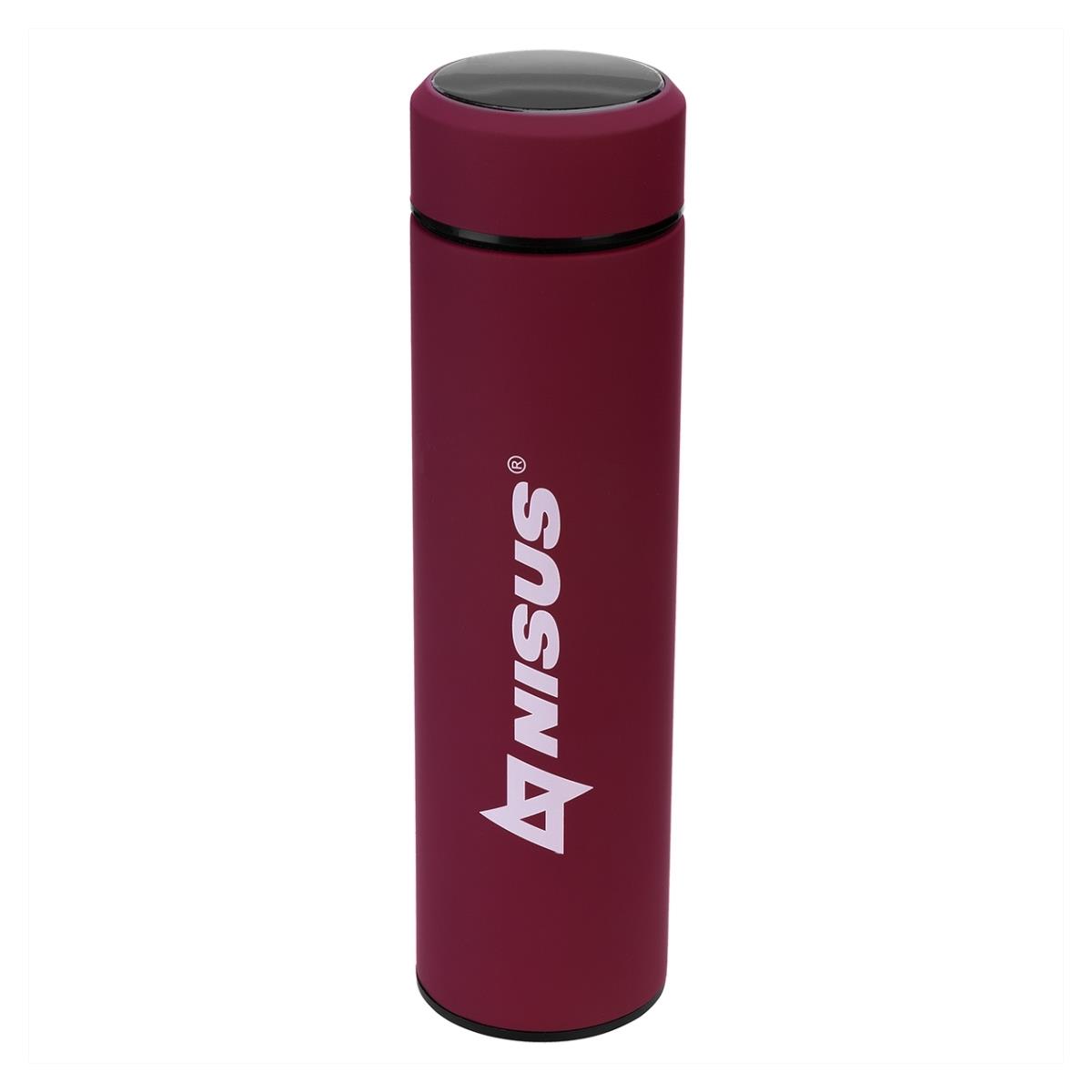 МП Термос NA.TM-049-R 450ML с термодатчиком красный NISUS - фото 1