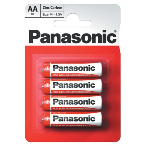 Батарейка Panasonic Zinc Carbon R6 AA 1.5B уп.4шт