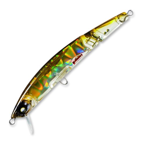 Воблер Yo-Zuri Crystal 3D minnow jointed F 130мм F1051 HAY - фото 1