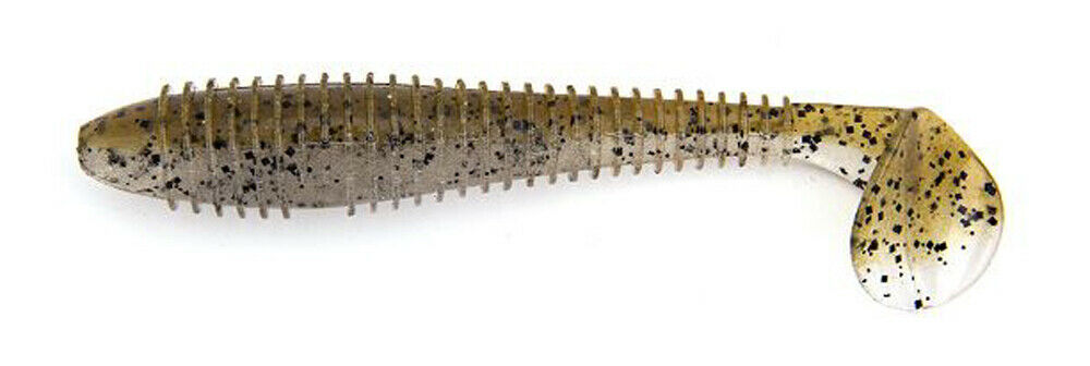 Приманка Keitech виброхвост Swing impact fat 3,3" Green Pumpkin PP. Shad - фото 1