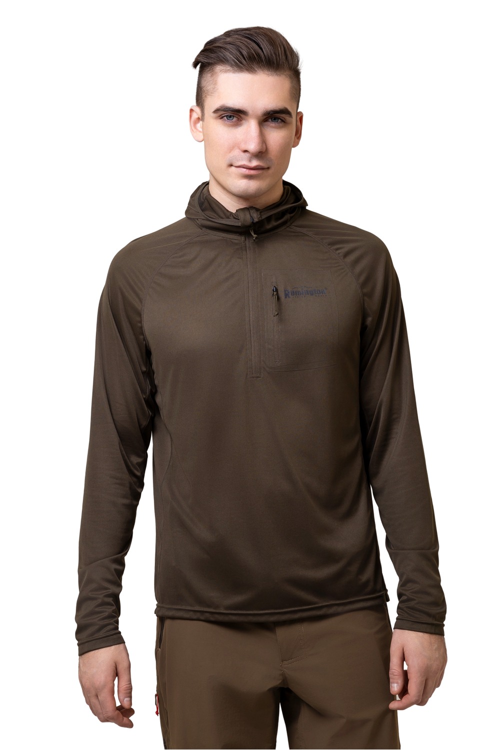 Лонгслив Remington Foliage dark olive - фото 1