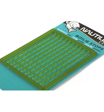 Стопор Nautilus Boilie stops hard green - фото 1