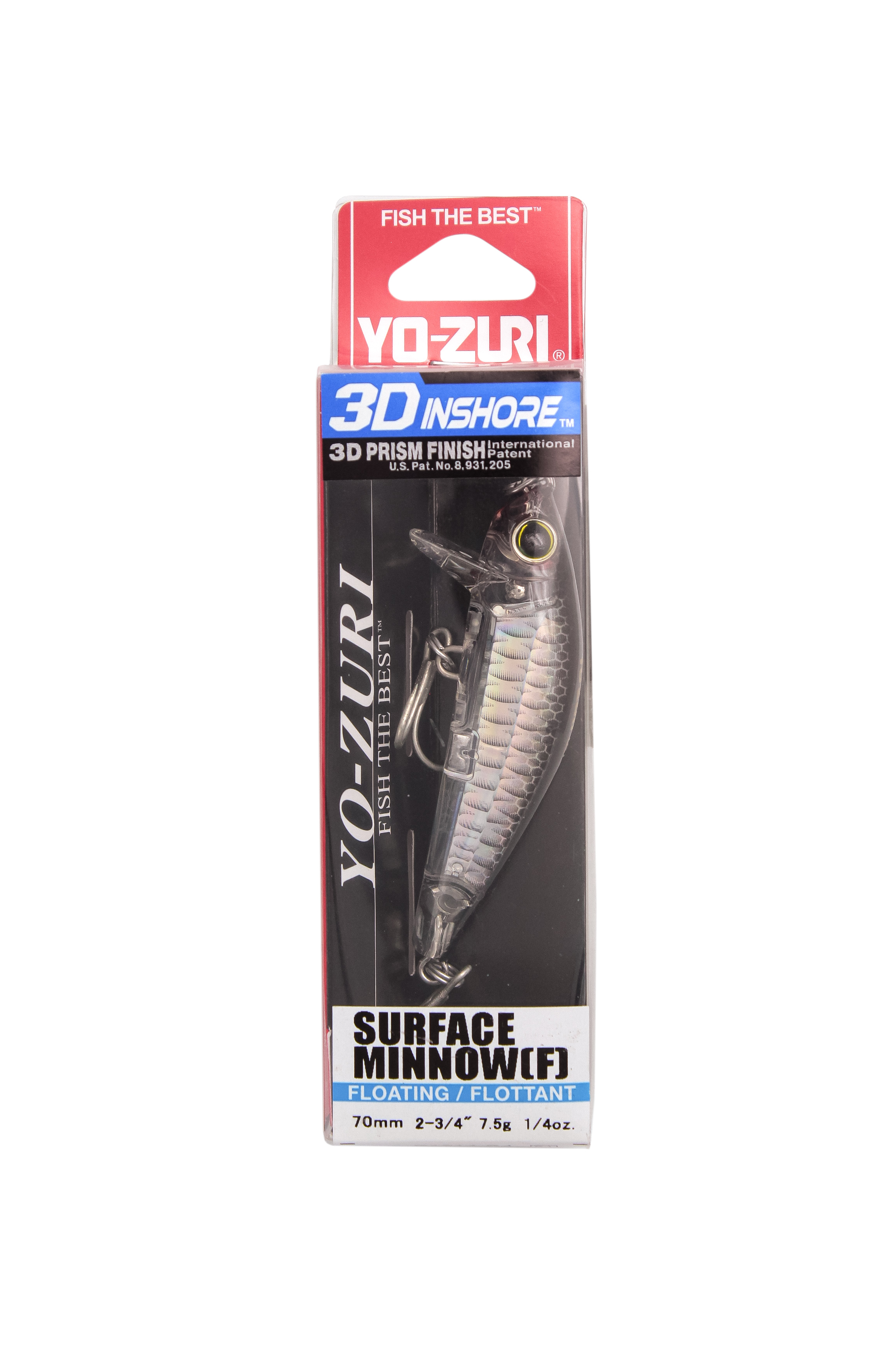 Воблер Yo-Zuri 3D Inshore surface minnow F 70мм R1214 C4 - фото 1