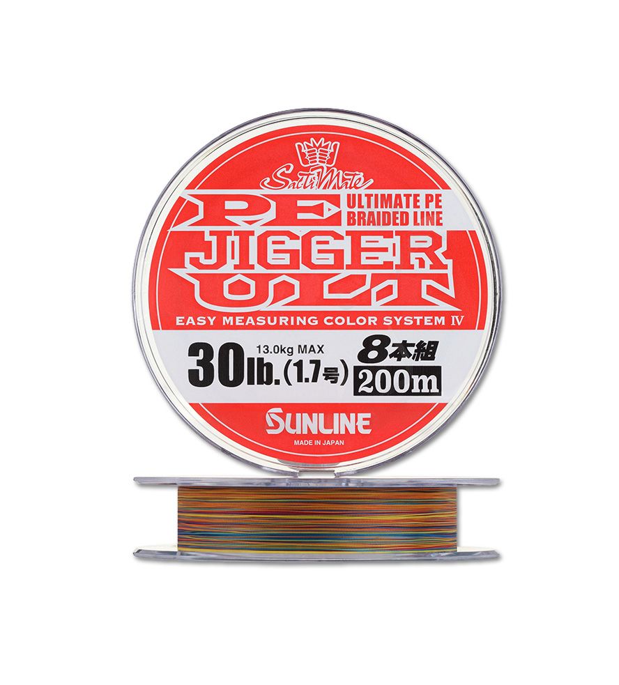 Шнур Sunline PE Jigger ULT 8braid 200м 1,7 30lb - фото 1