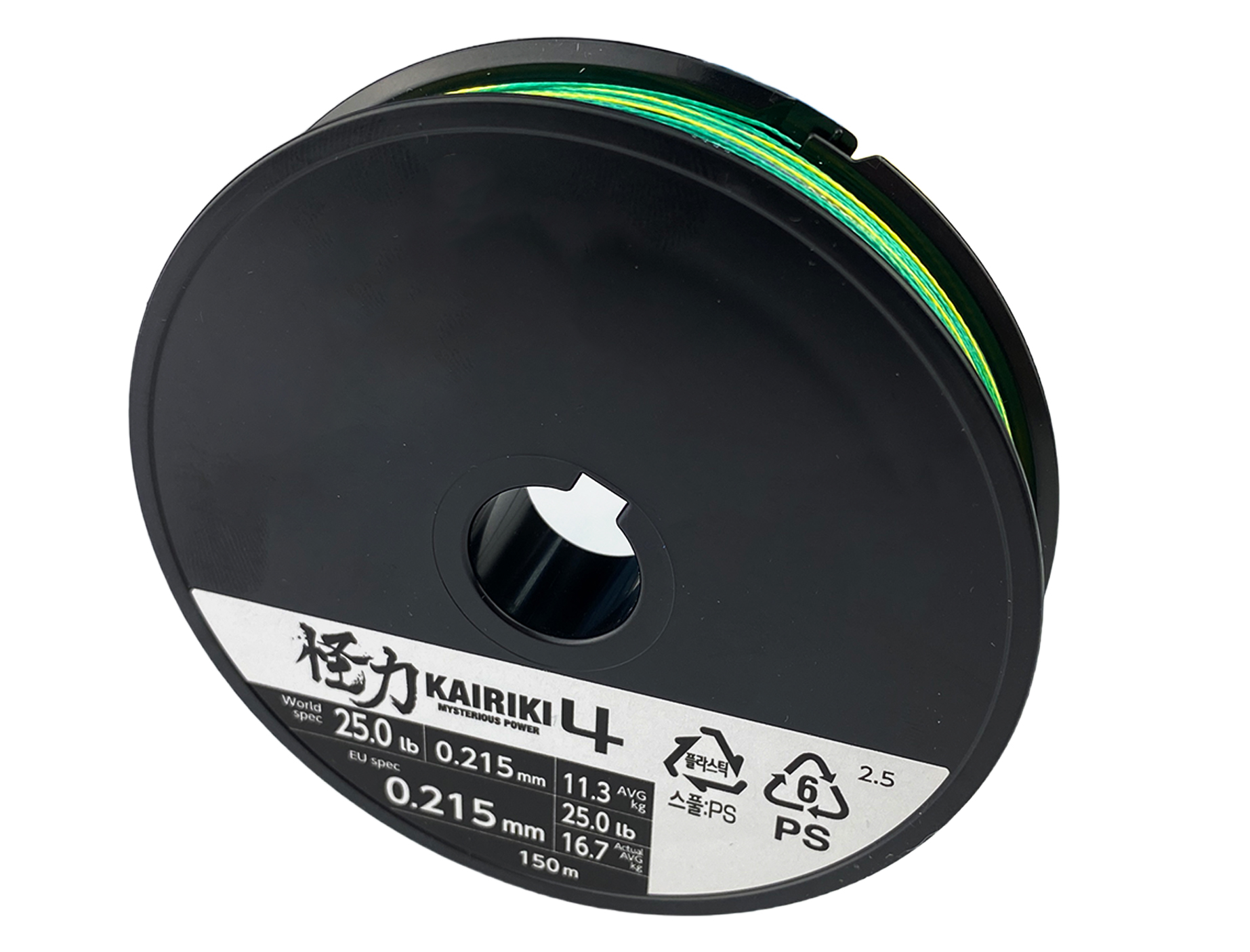 МП Плетеный шнур Kairiki 4  150m 0.215mm 16.7kg Multi C - фото 1