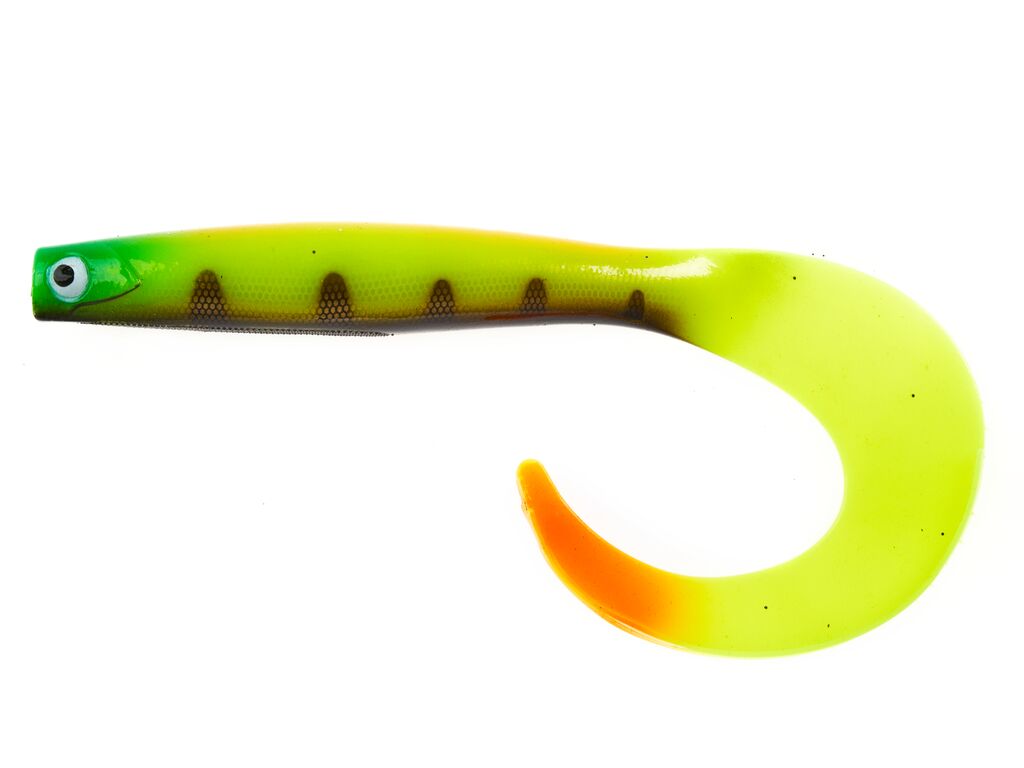 Приманка Lucky John твистер 3D BBS Series kubira fire tail 7,0in 17,50 PG30 1шт - фото 1