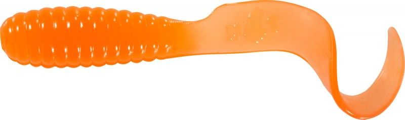 Приманка Mister Twister твистер 3см 8 оранжевый уп.10шт - фото 1