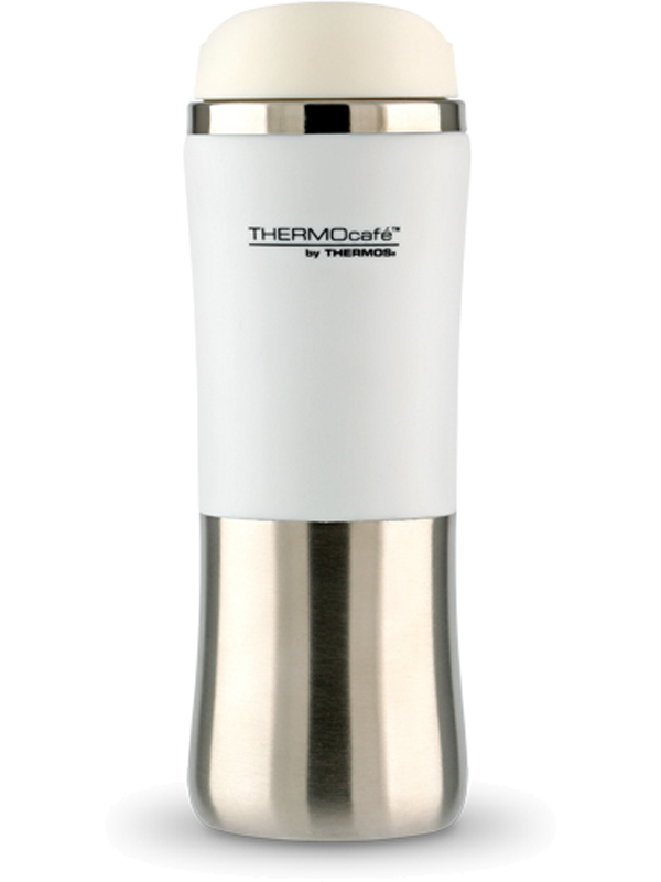 Термокружка Thermos Thermocafe by brilliant Tumbler 0,35л слоновая кос - фото 1