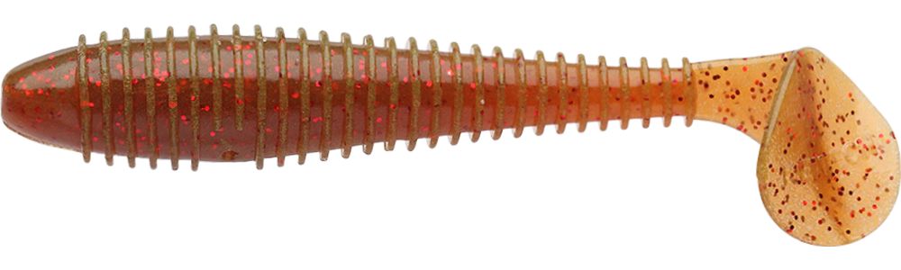 МП Приманка Keitech виброхвост Swing impact fat 3,3" Pal 07 motor oil red flake - фото 1