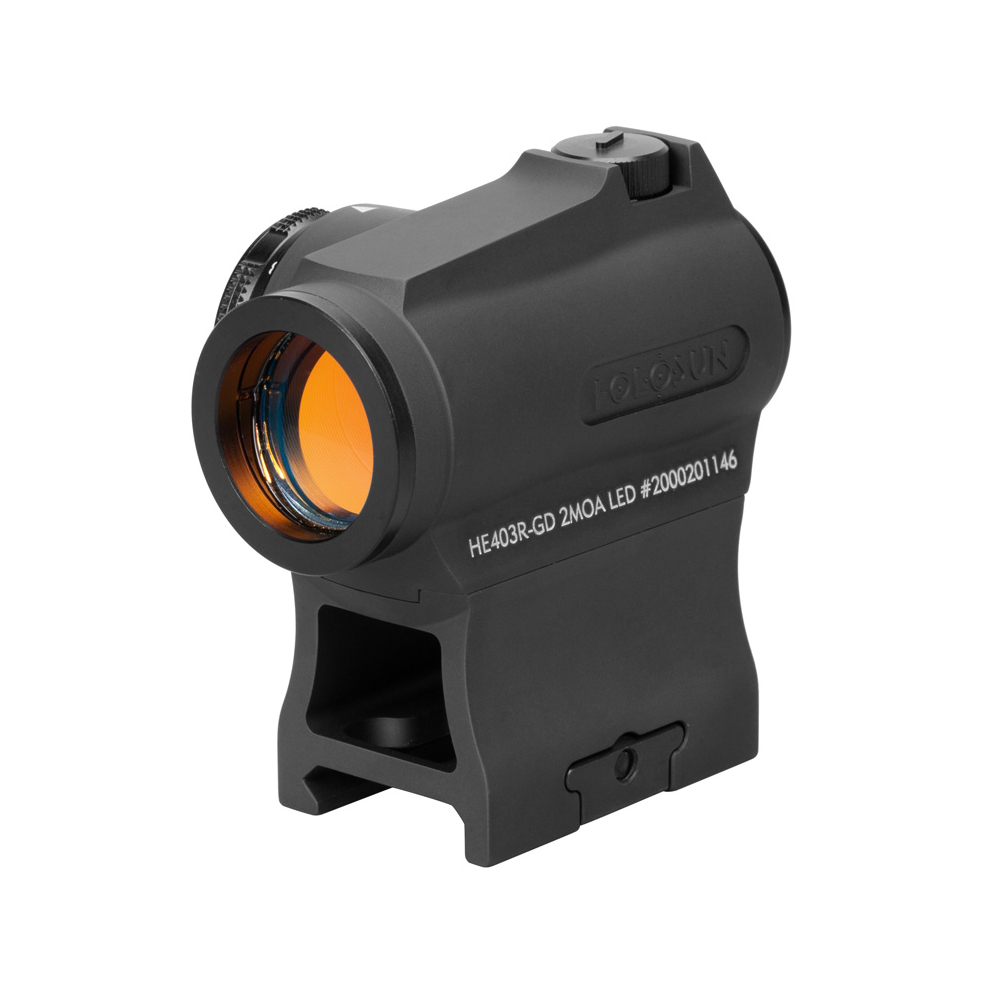 Прицел коллиматорный Holosun Micro Elite на Weaver 2MOA подсв12+NV gold  - фото 1