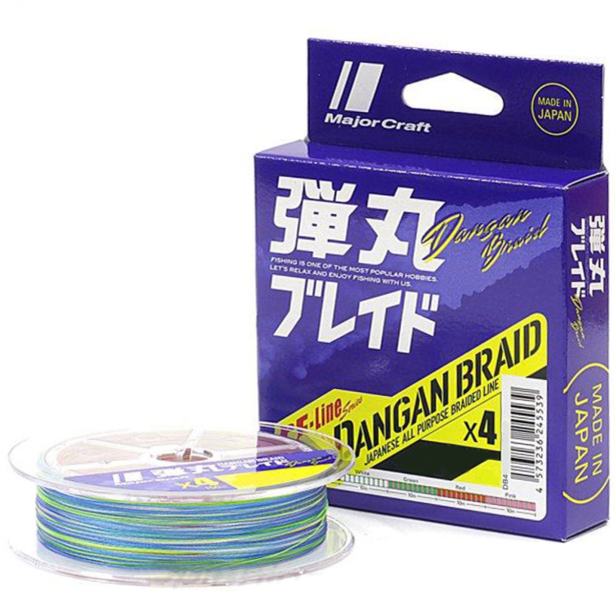 Шнур Major Craft 300м X4 1MC мультиколор - фото 1