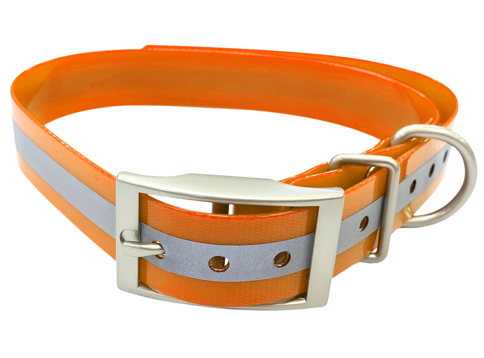 МП Светоотражающая оранжевая шлейка для GPS-ошейника ARTELV COLLAR - фото 1