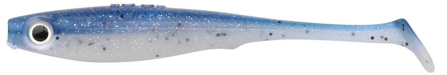 Приманка SPRO виброхвост Iris pop-eye softlure UV blue 12см - фото 1