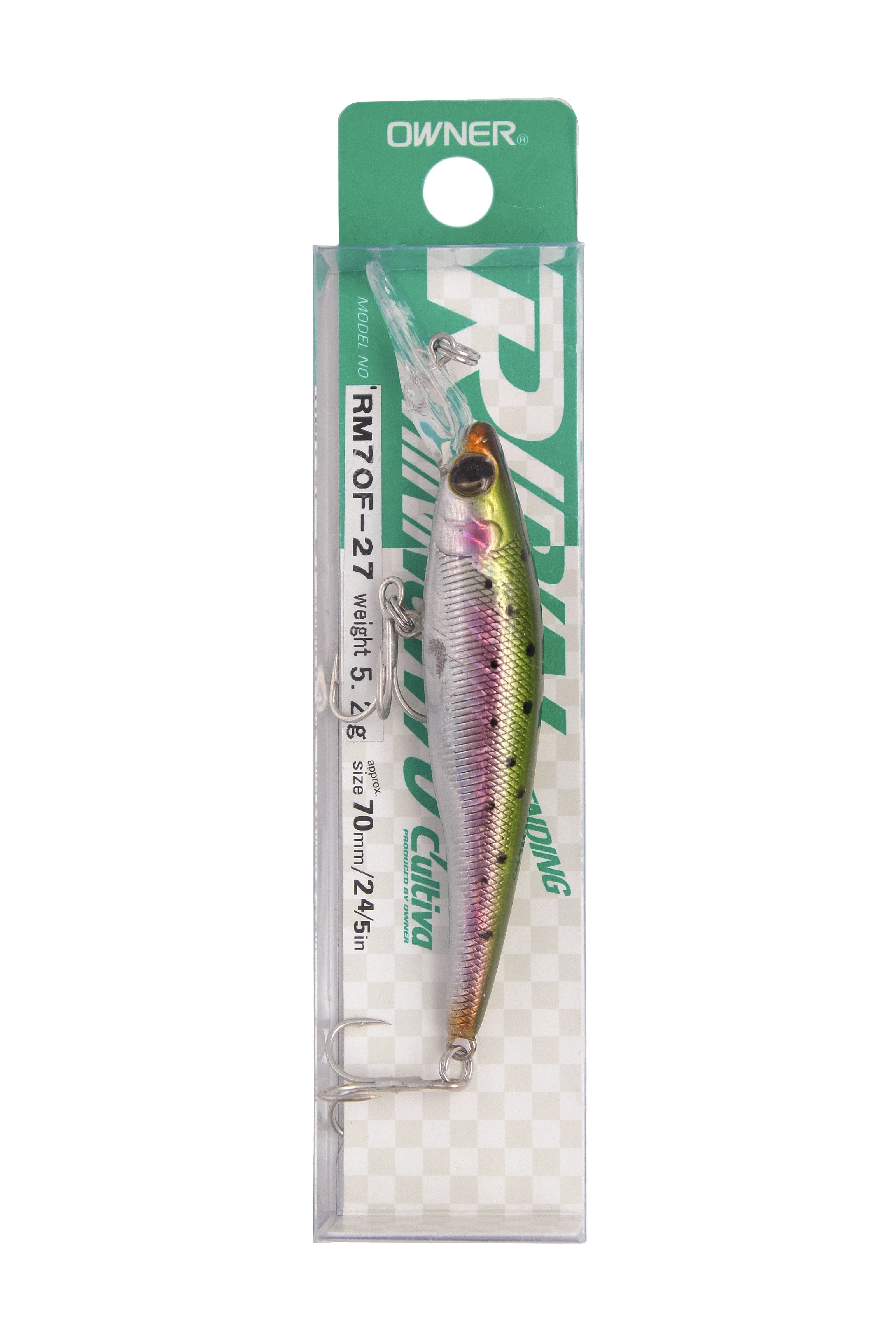 Воблер Owner C`ultiva ripn minnow RM-70 F-27 - фото 1