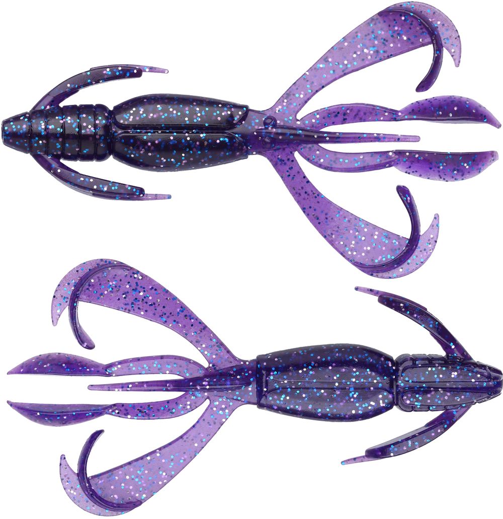 МП Приманка Keitech Crazy Flapper 3.6" EA04 Violet - фото 1