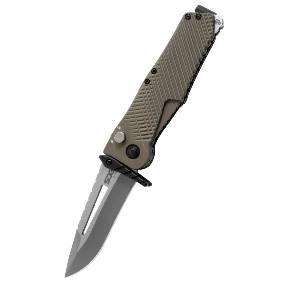 Нож Sog Quake складной сталь VG-10 рукоять алюминий