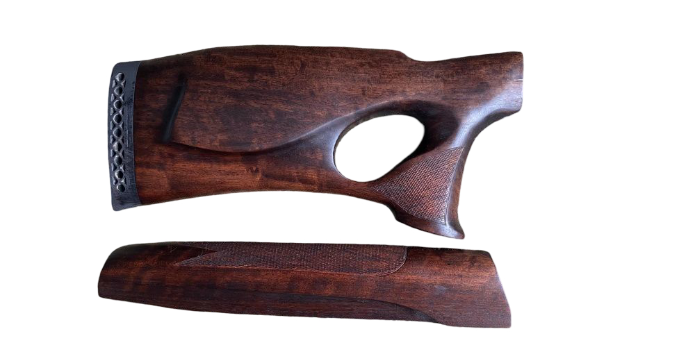 Приклад+цевье Левша МР-153 МК ортопед левша орех - фото 1