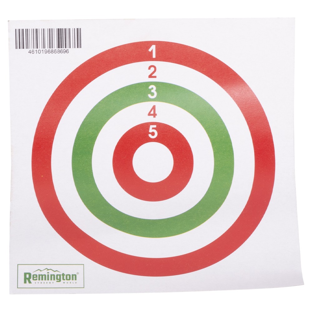 МП Мишень Remington 3-х цветная (в уп. 50шт.) - фото 1