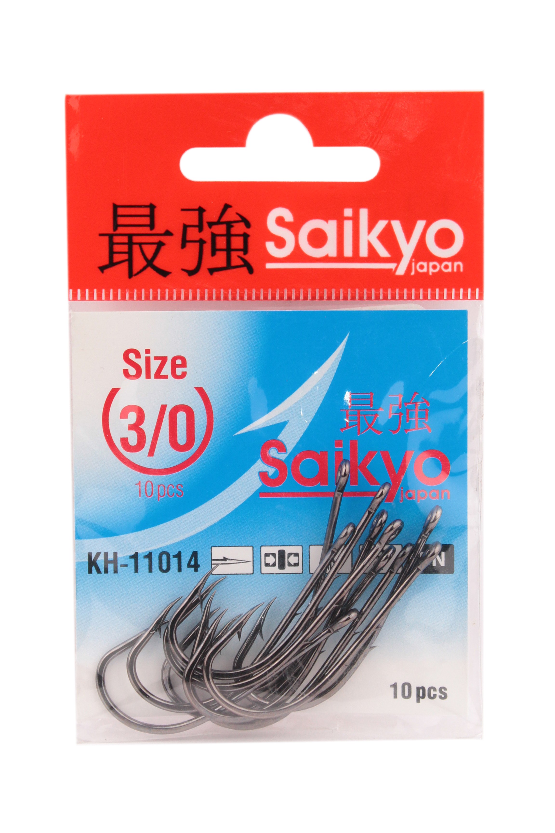 Крючки Saikyo KH-11014 BN Bait hold №3/0 10шт - фото 1