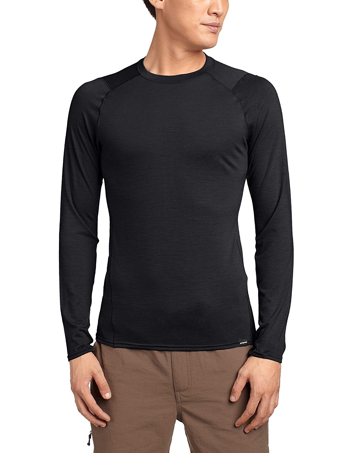 Термобелье Patagonia Merino 2lm crew 155 футболка black