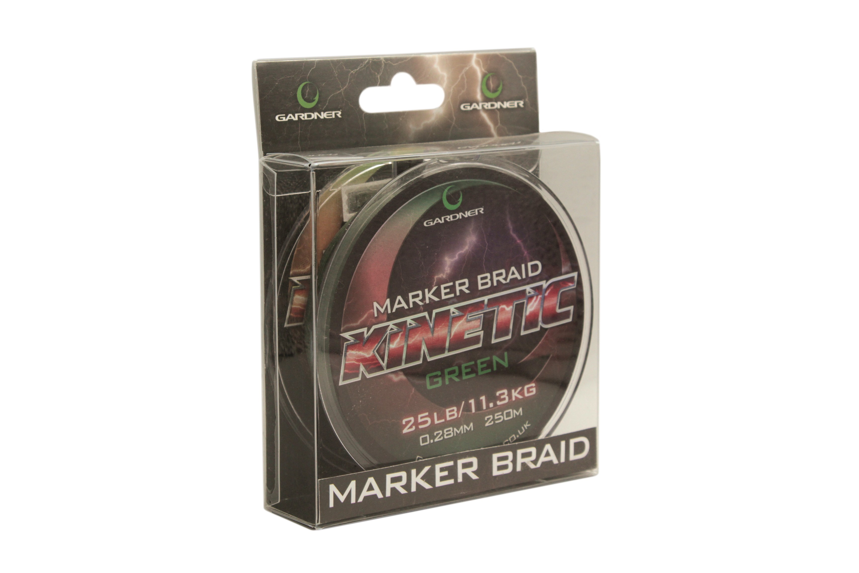 Шнур Gardner Kinetic marker dark green 250м 25lbs  - фото 1